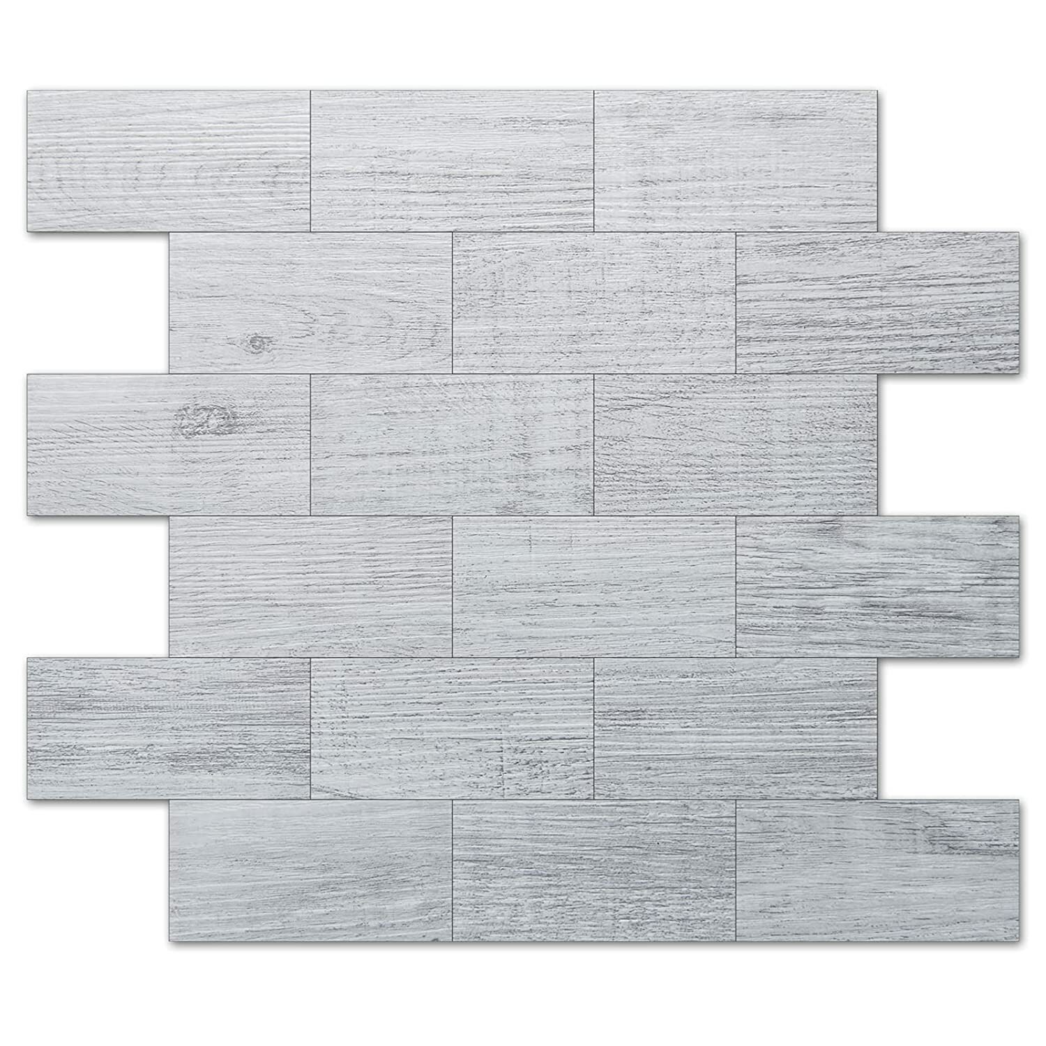 Art3d Peel and Stick Backsplash Wall Tile for Kitchen Bathroom,12″x12″