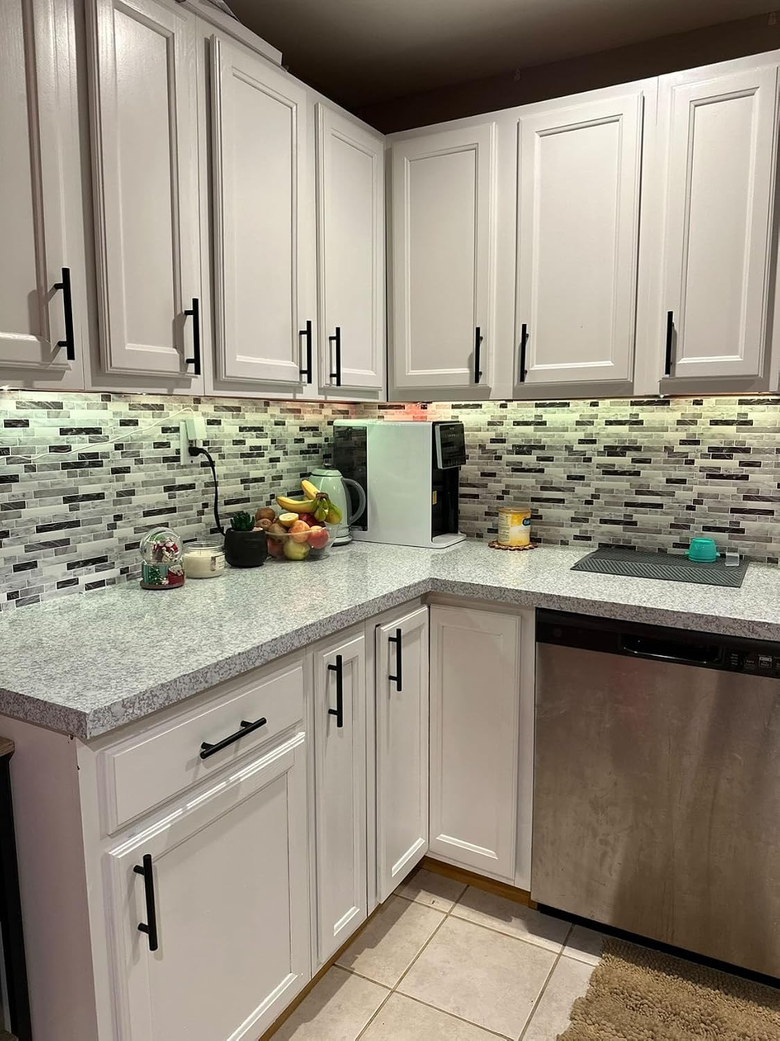 Thicker Design Peel and Stick Tile Backsplash, 12”×12”Stick on Backsplash for Ki