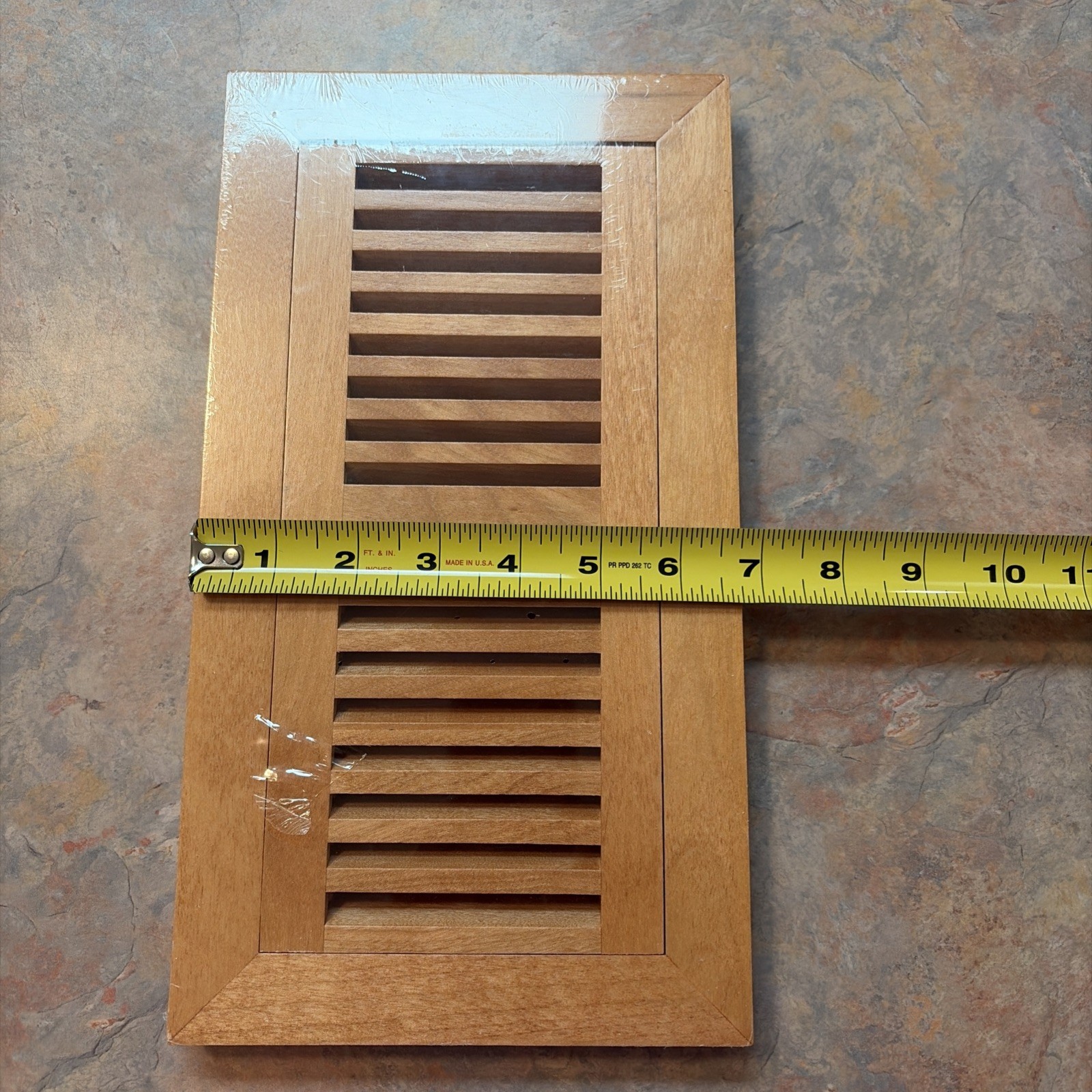 Artistic Finishes Hardwood Birch Floor Vent with Ample Air Flow Regulator NEW