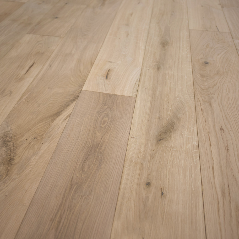 French Oak Wood Flooring 7 1/2″ x 1/2″ Unfinished Engineered Micro Bevel, Sample
