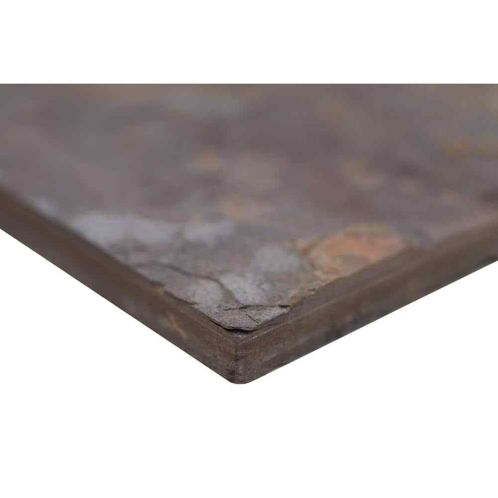 Peacock 12 In. X 12 In. Gauged Slate Floor and Wall Tile (10 Sq. Ft. / Case)