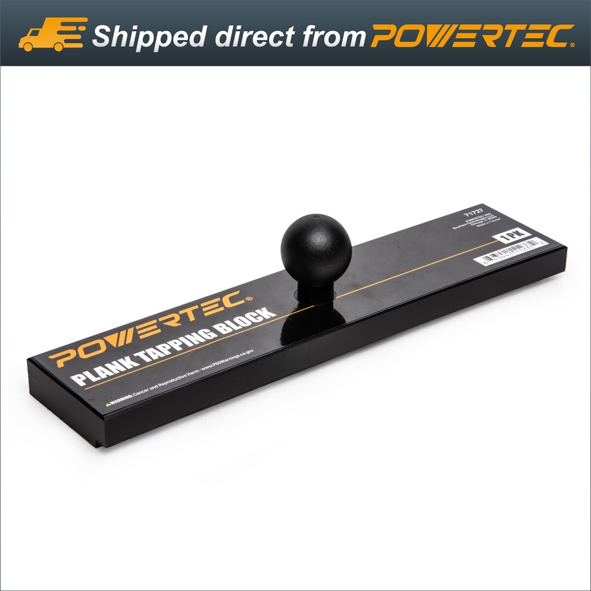 POWERTEC Flooring Installation Tools, Hammer-Free, Ergonomic Ball Handle (71727)