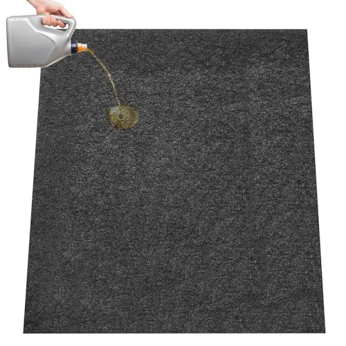 Pcs 29 x 36 Inch Garage Floor Mat Oil Spill Mat Oil Absorbent Pads Reusable, 1