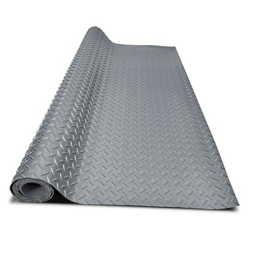 4x10FT Garage Floor Mat, 2.8mm Thickened Flooring Roll for Under 4*10FT Grey