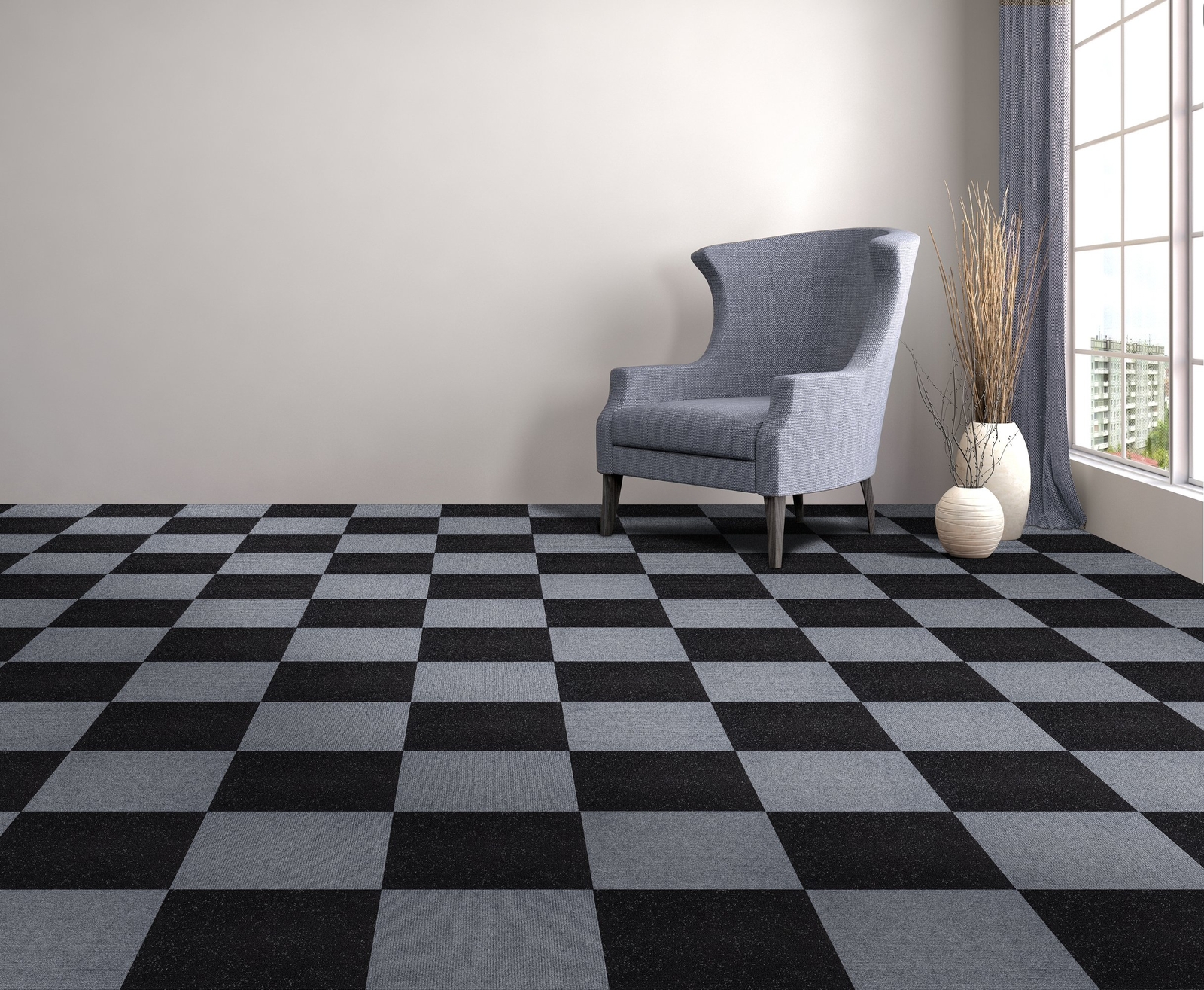 Nexus 12 Pack Self Adhesive Carpet Tiles Easy Peel and Stick Home Decor 12×12