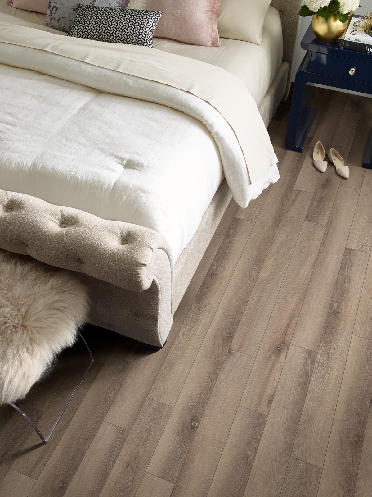 SMARTCORE Hanover Hickory Waterproof Vinyl Plank Flooring 5″ x 48″ 18.35 sq ft
