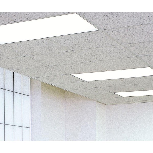 2X2 Ft. Radar Basic White Square Edge Lay-In Ceiling Tile Case of 4 (16 Sq. Ft.)