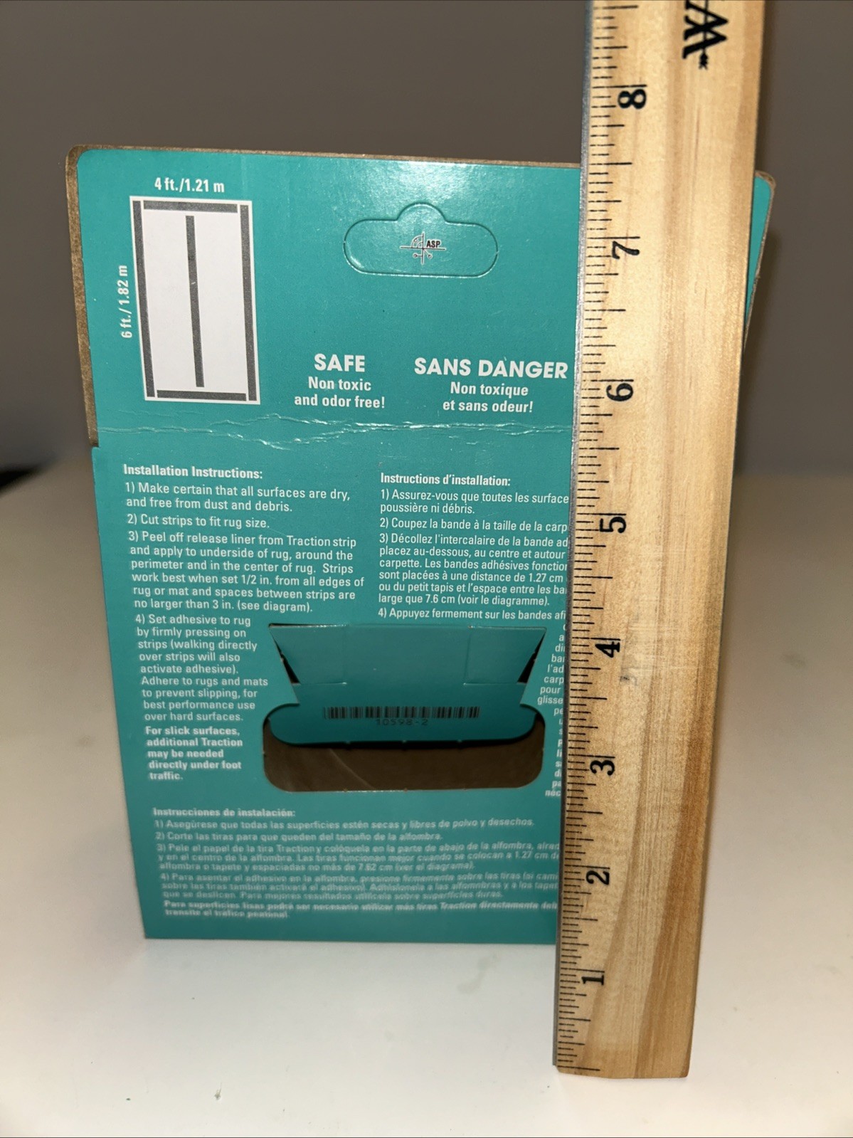 Roberts Home Rug Anti-Skid Rubber Strip , 2 1/2“ X 25 Feet, New Product, Sealed.