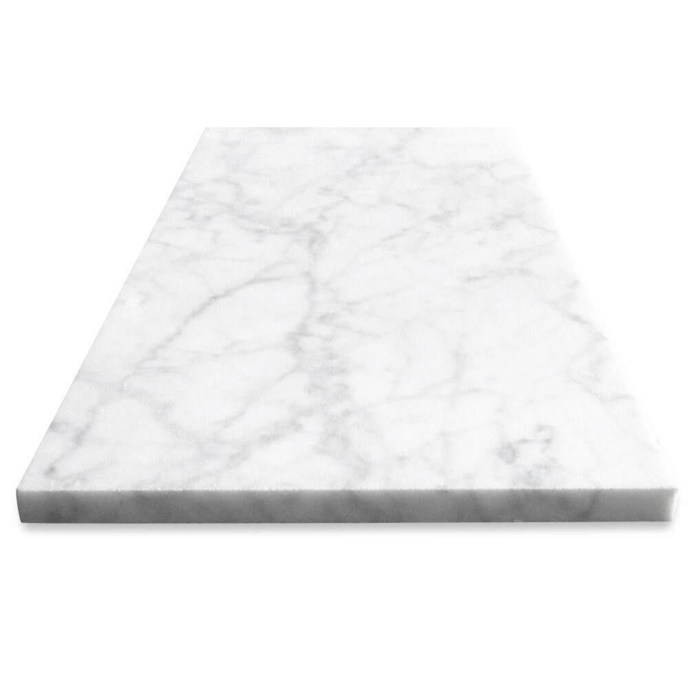 C43H 6×12 Carrara Venato Marble Subway Tile Honed Bianco White Carrera