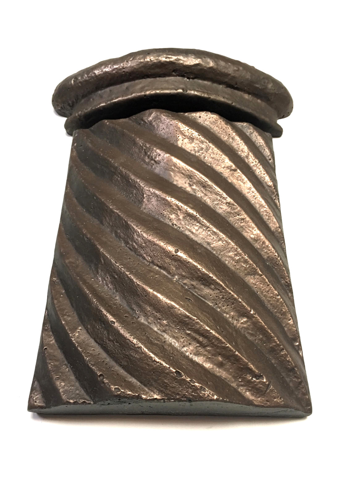 2×8 Roman Column Header Bronze Metal Resin Tile Insert Craft Decor Backsplash