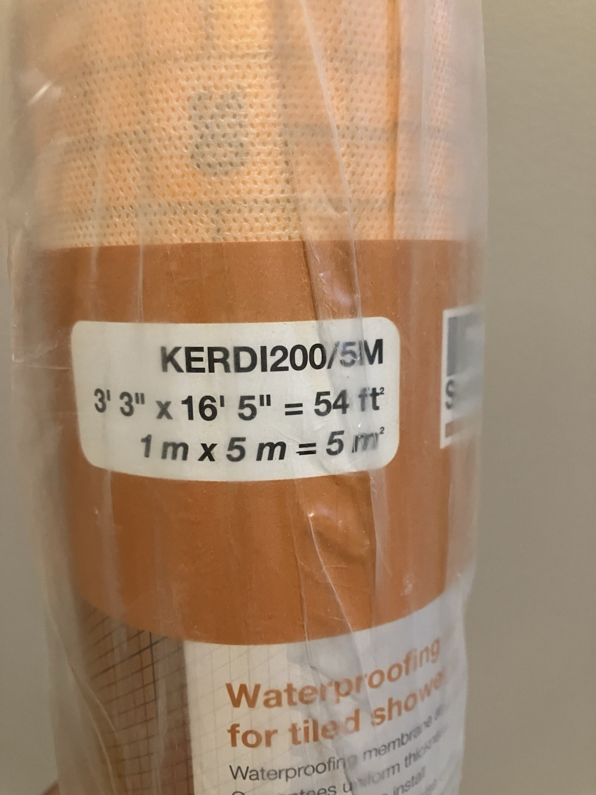 Schlüter Kerdi Waterproofing Membrane – 54ft²