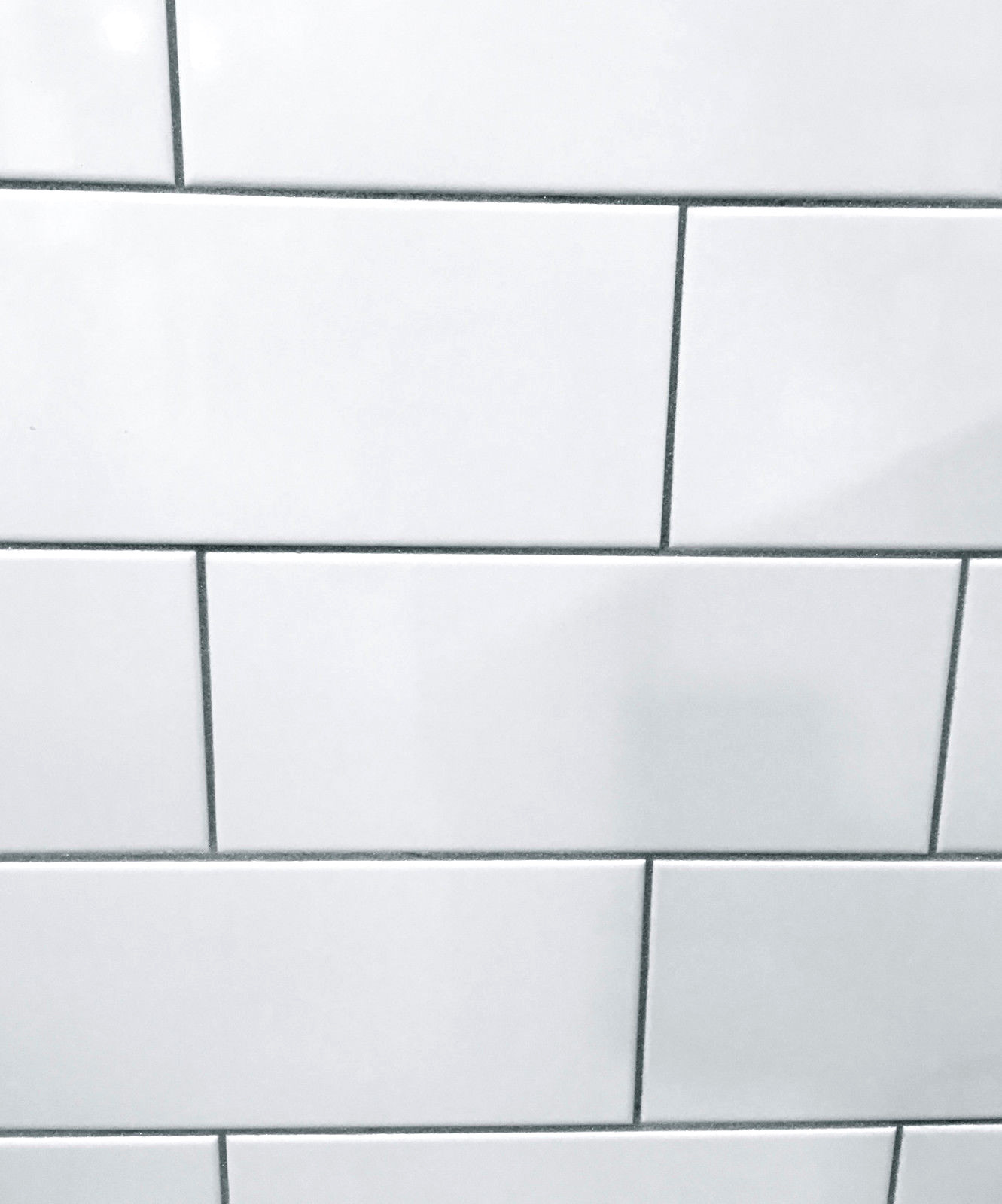 White 4×10 Straight Edge Shiny Ceramic Subway Tile Backsplash Wall Kitchen Bath
