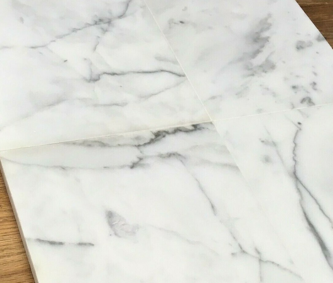 Calacatta 6×6 Polished Marble Wall and Floor Tile Backsplash Kitchen (1 PIECE)