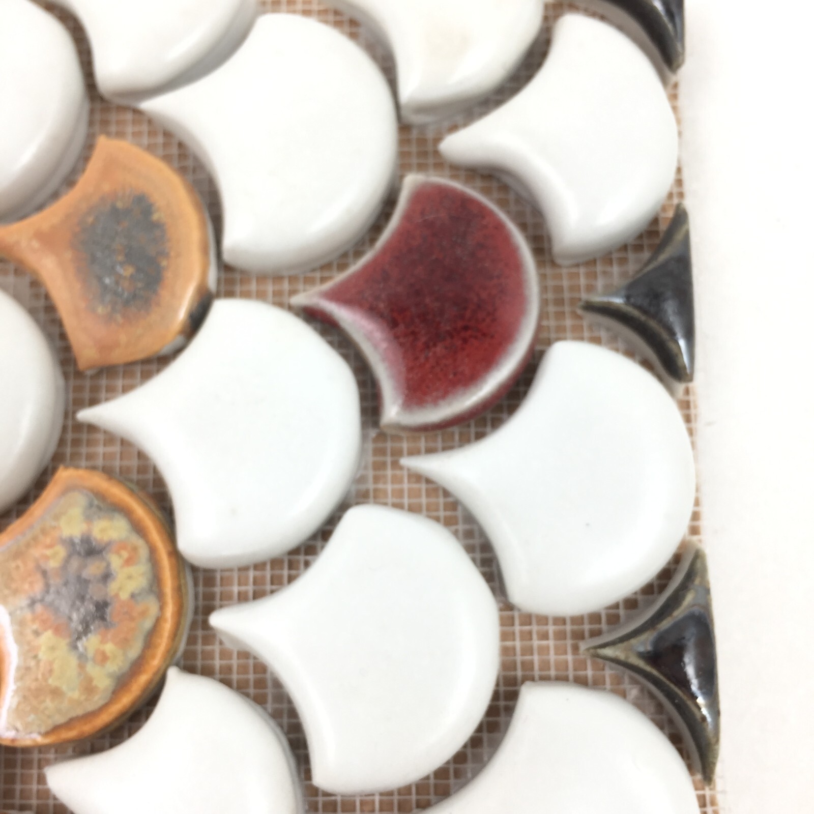Handmade Ceramic Tile Mosaic Feature Panel Ready To Install 5.75″ x 5.75″ x 3/8″
