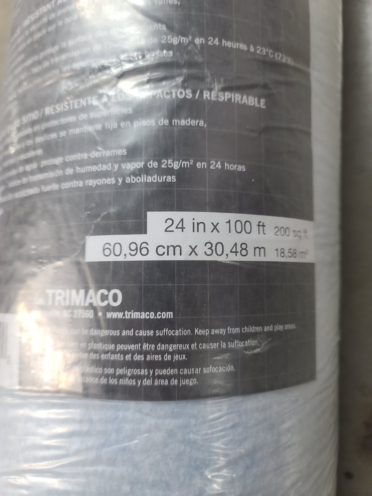 Stay Put Surface Protector 24 in. x 100 ft. 200 sq. ft. By Trimaco