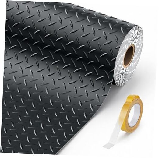 8×21 FT Garage Floor Mat – 2.8mm Thickened Garage Flooring – Black