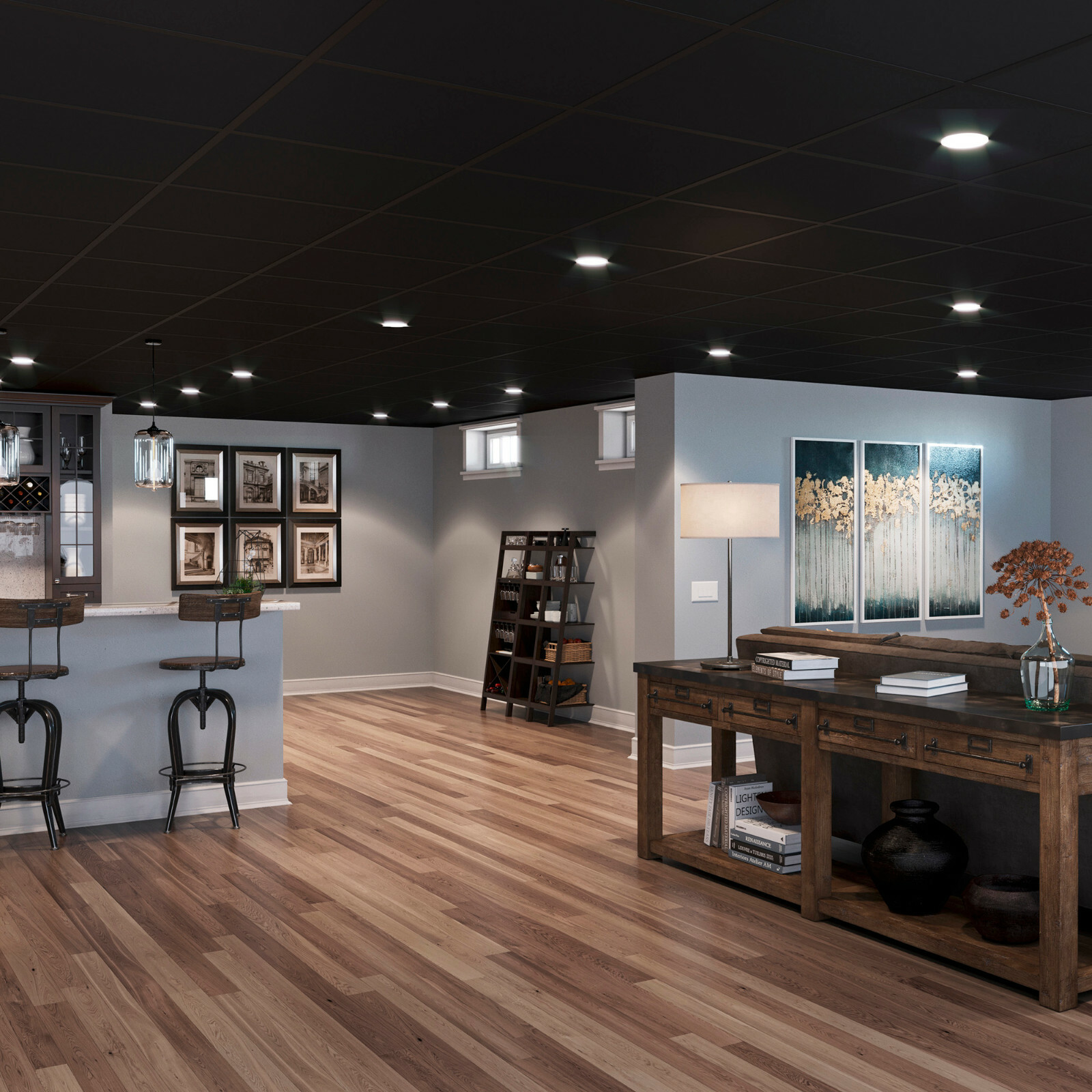 Genesis – Smooth Pro Black Ceiling Tiles