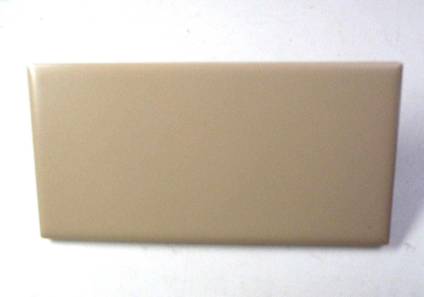 1 Tile Mexico Matte Latte Fawn Beige 6″ X 3″ Subway Rectangular Ceramic Wall Vtg