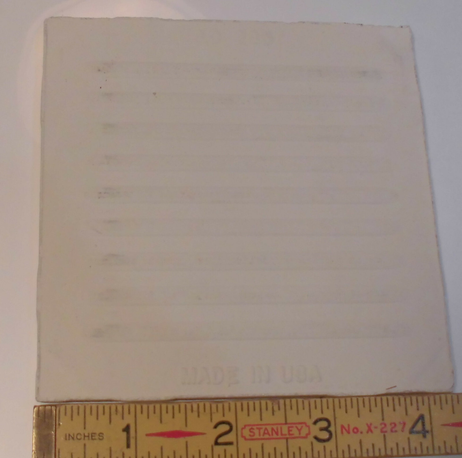 1 pc. Vintage Ceramic Tile *Maize Color* American Olean; 4-1/4″ Matte +Yellow