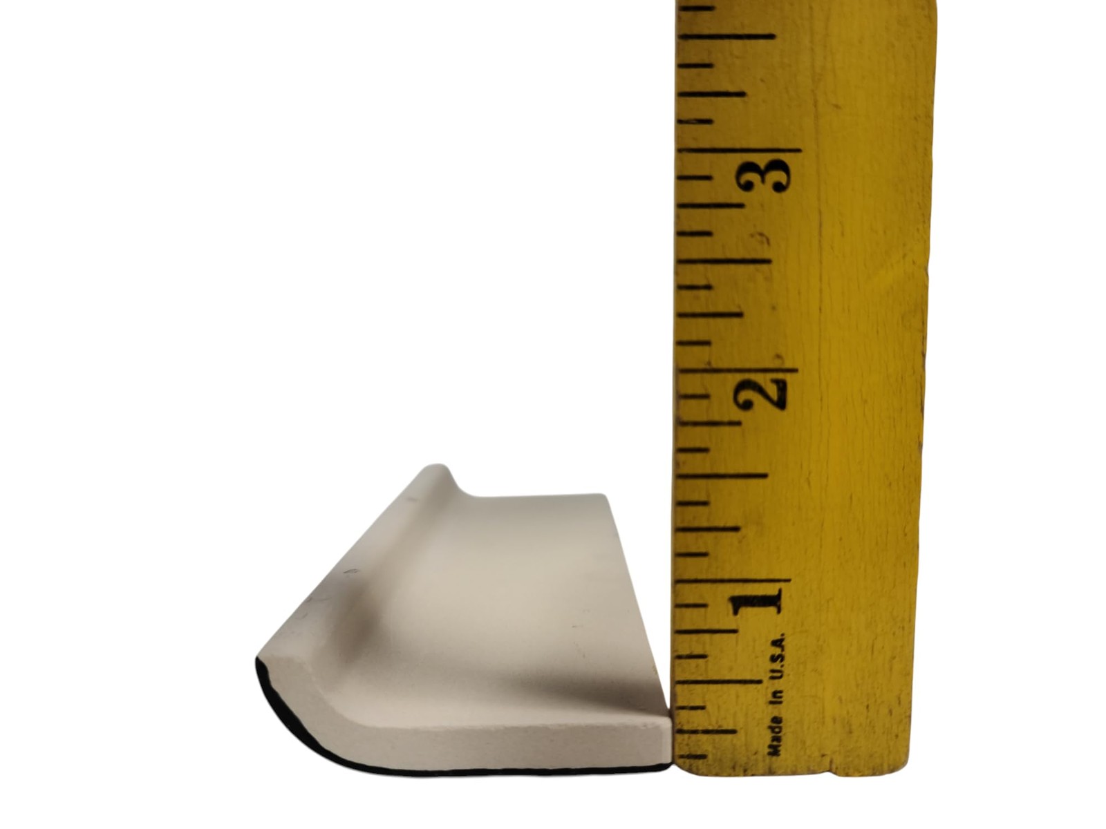 Black 2 x 6 in Ceramic Tile Bullnose Mud Cap Trim Edge 2×6 inch Mudcap American