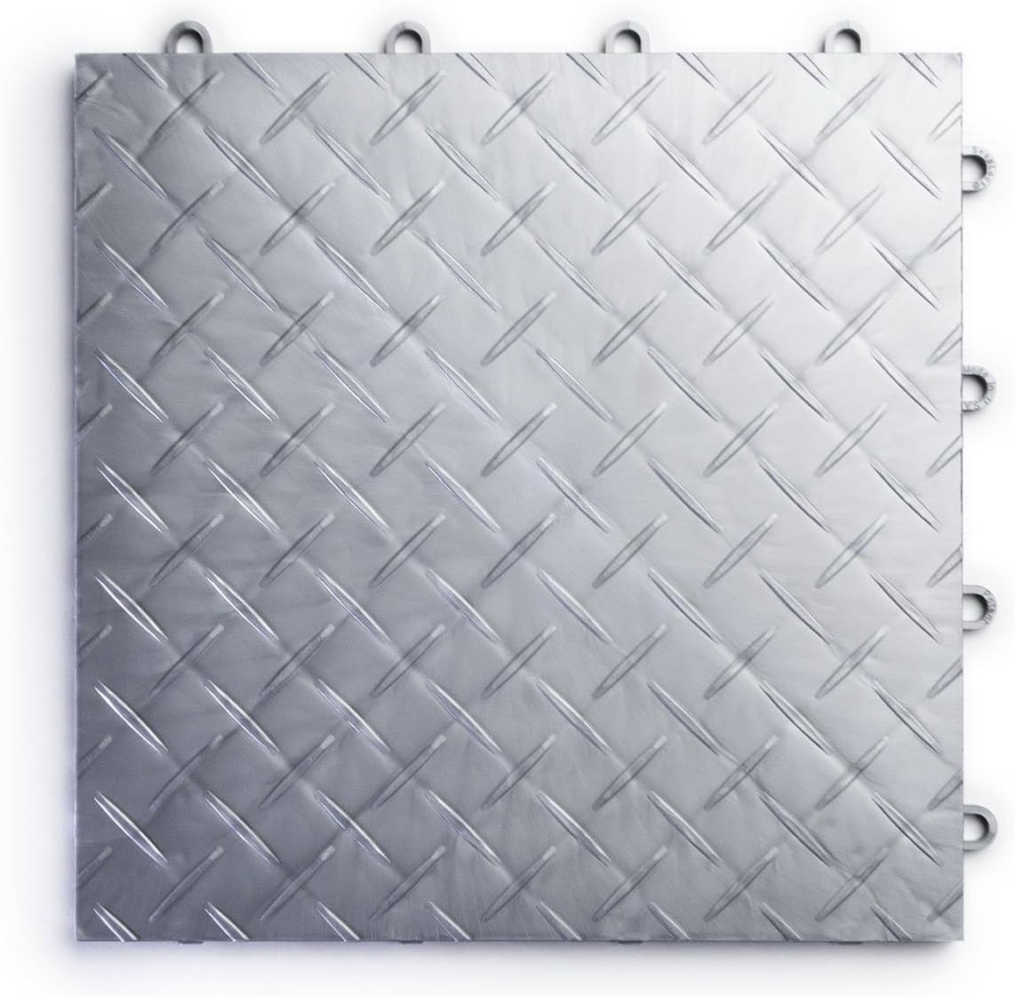 RaceDeck Garage Floor Tiles Interlocking Garage Flooring Diamond Plate Pattern