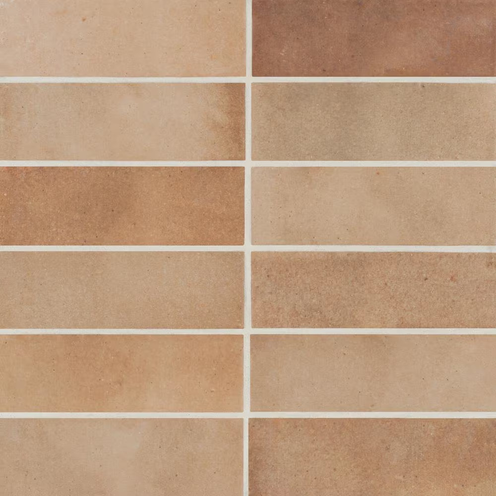 Celine 2 In. X 6 In. Matte Cotto Porcelain Subway Floor and Wall Tile (5.33 Sq.