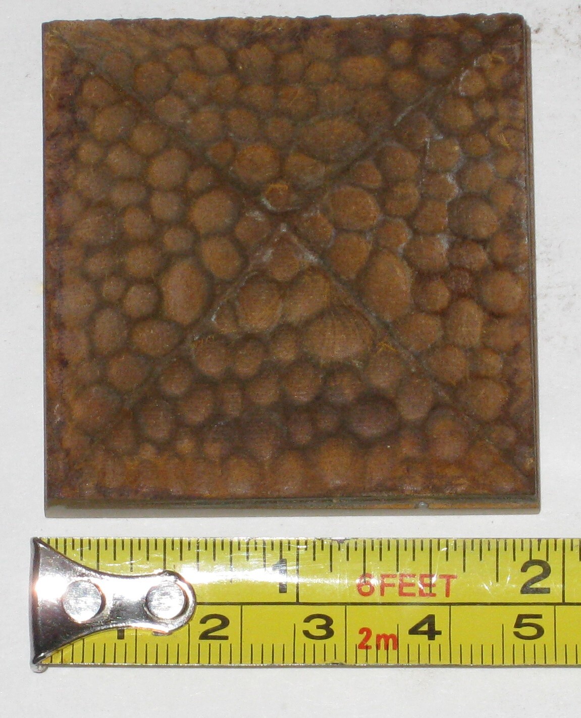 2″x2″ Pandora Henna Resin Deco Insert Accent Wall Tile -Lot of 6 pcs