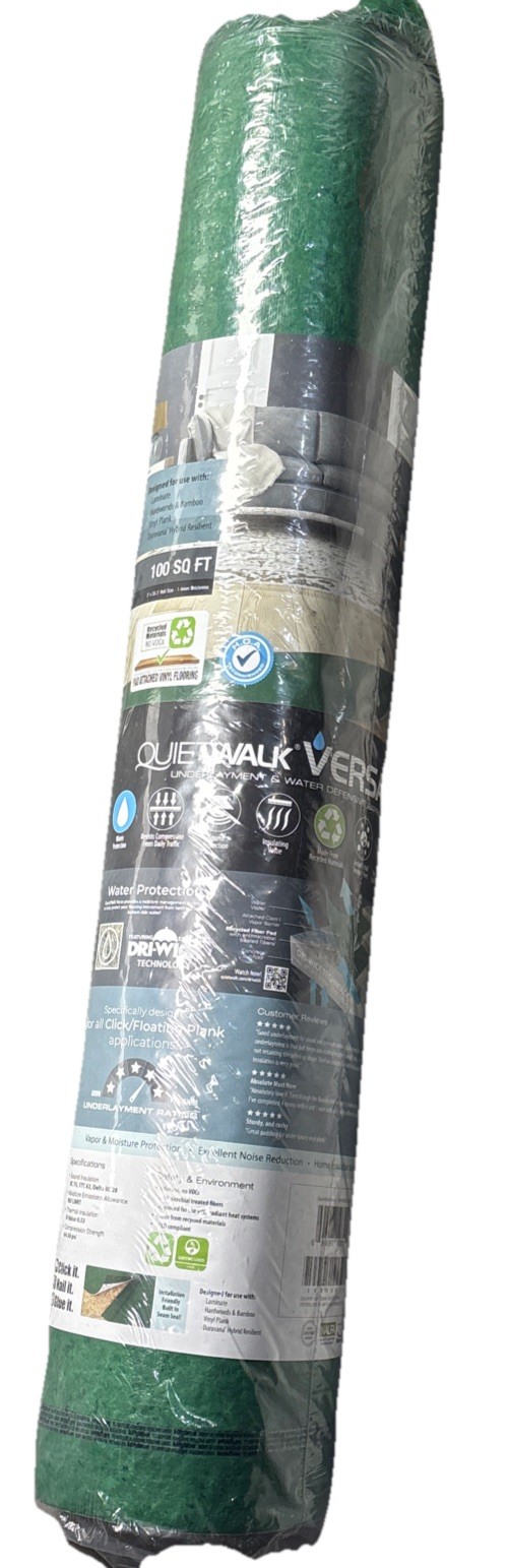 QuietWalk 100 Sq Ft—Laminate, Hardwood, Vinyl, Hybrid—NEW—SHIPS IN 24 HOURS—