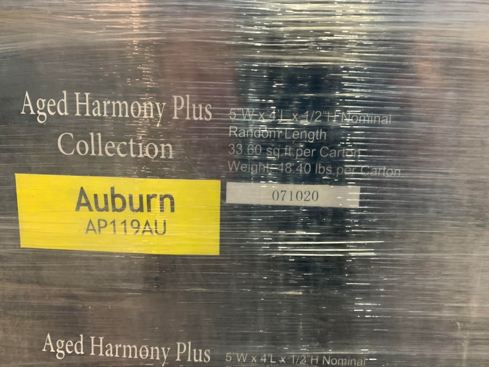 Diamond Living Hardwood AP119AU Aged Harmony Plus Auburn 5″Wx 1/2″H