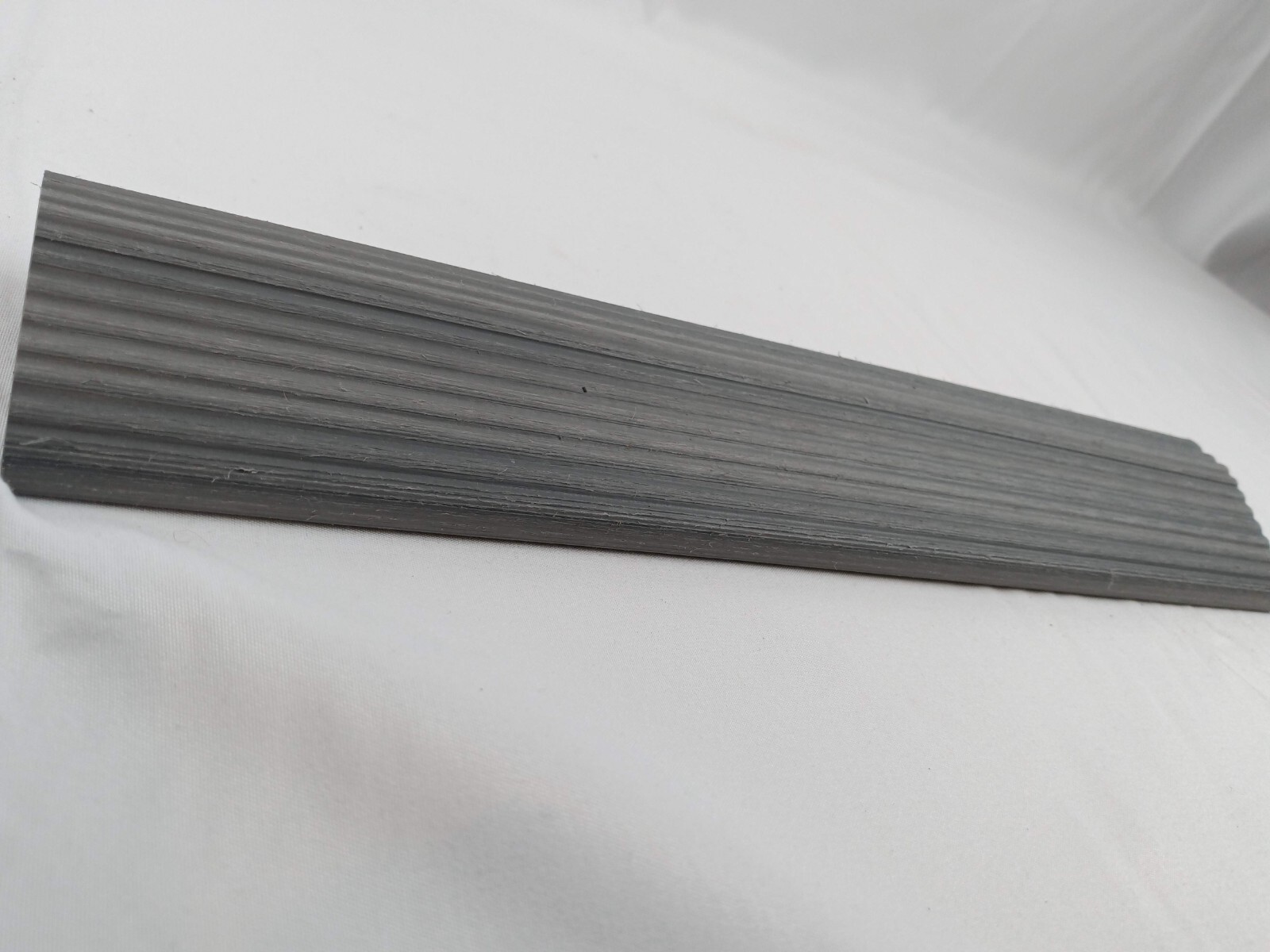 NewTechWood 1/6 ft x 1 ft Composite Deck Tile Straight Fascia, Westminster Gray