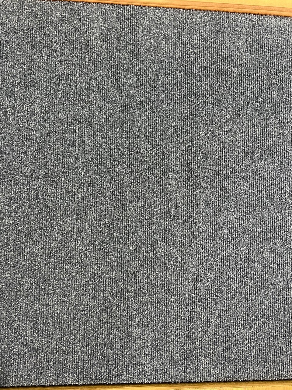 Foss Floors Premium Self-Stick Ridgeline Denim Carpet Tiles, Case Of 15