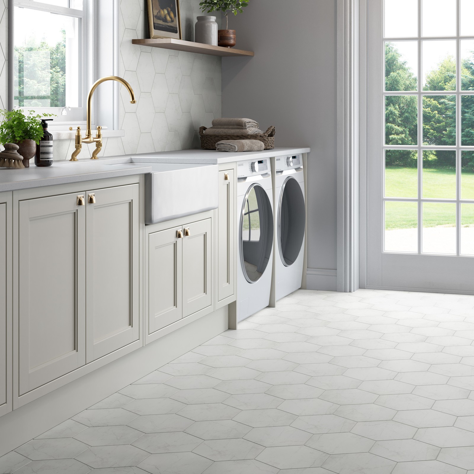 Emser Tile F13STER0810HX Sterlina – 8″ x 10″ Solid Floor and Wall – Asphalt