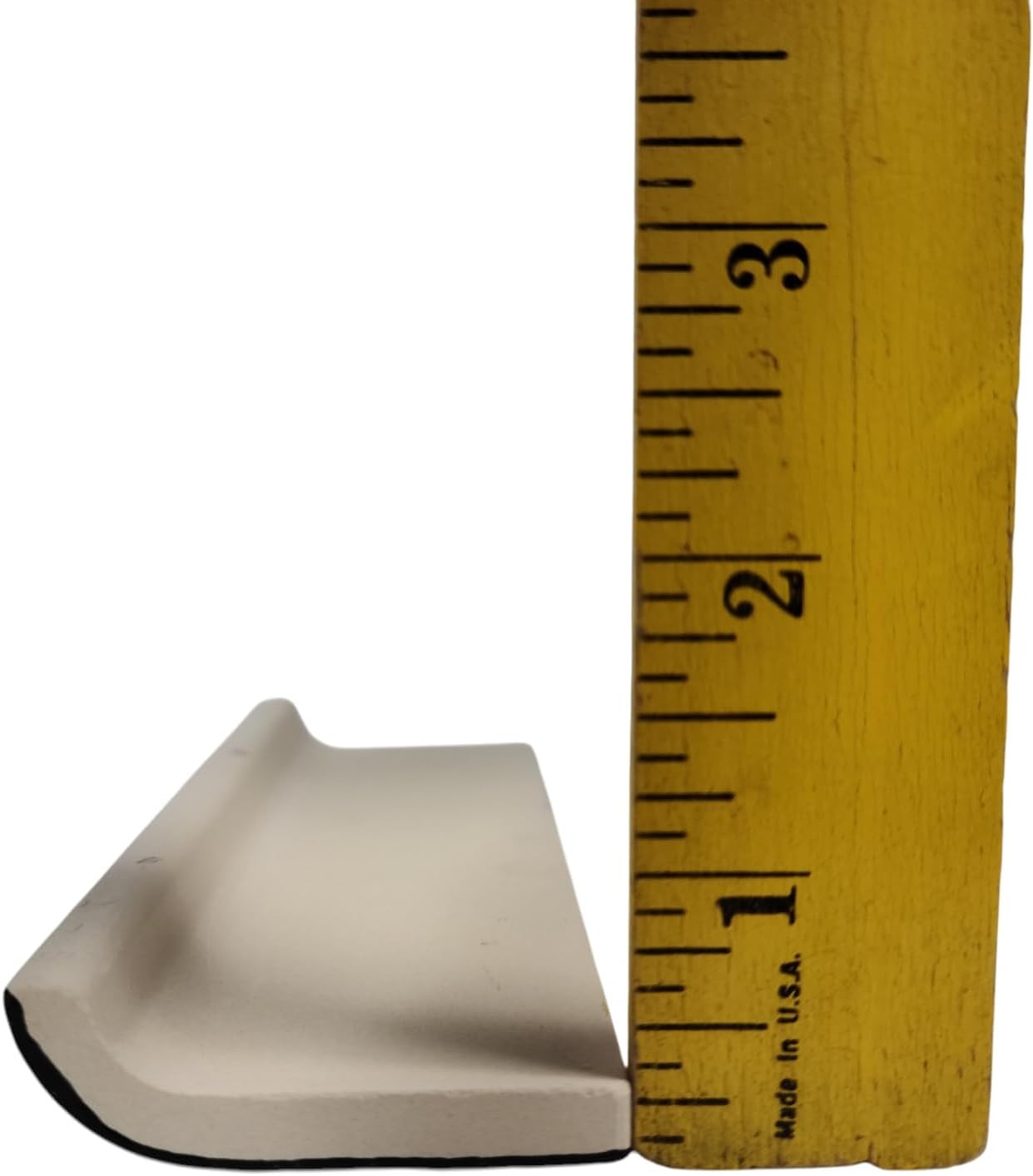 Black 2 x 6 in Ceramic Tile Bullnose Mud Cap Trim Edge 2×6 inch 6 Inch,
