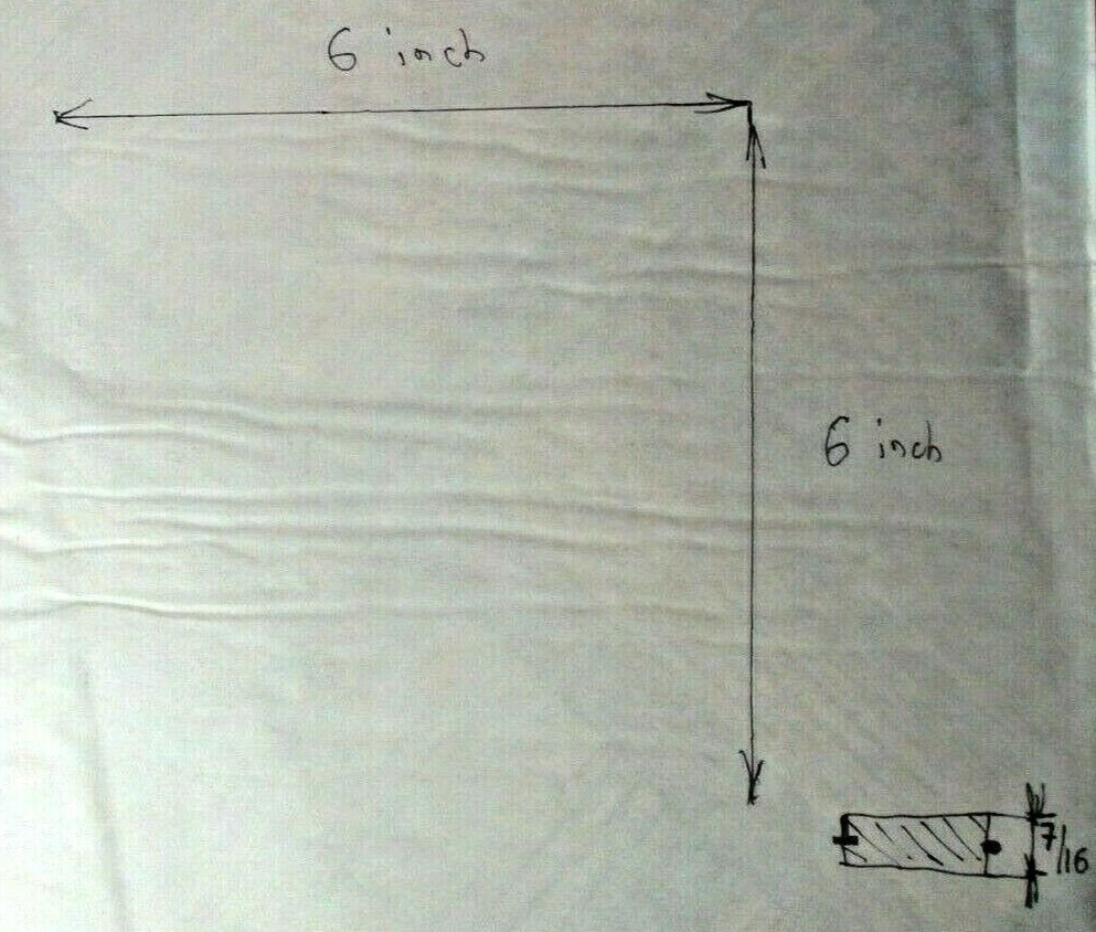 1 Bruce 6″x6″ Tile 7/16″ Glue Foam Pad AHS100 Desert 7 Finger Strip Oak Parquet