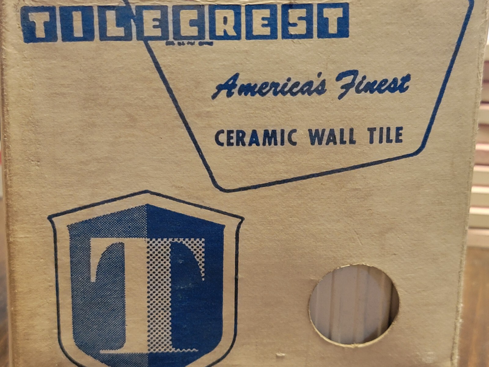Vtg. TILECREST Ceramic Tile Corner Base Bullnose Lt. Green Mint NEW NOS V2