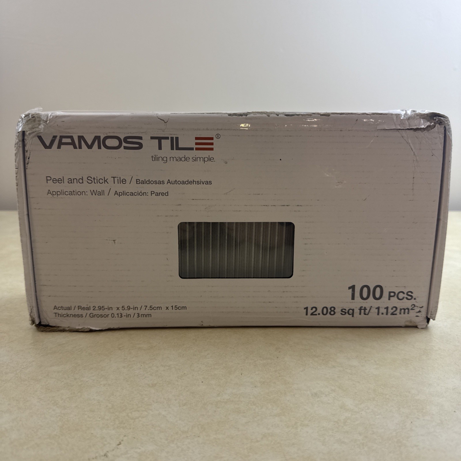 Vamos Tile Peel And Stick 100 Pcs 12.08 Sq Ft