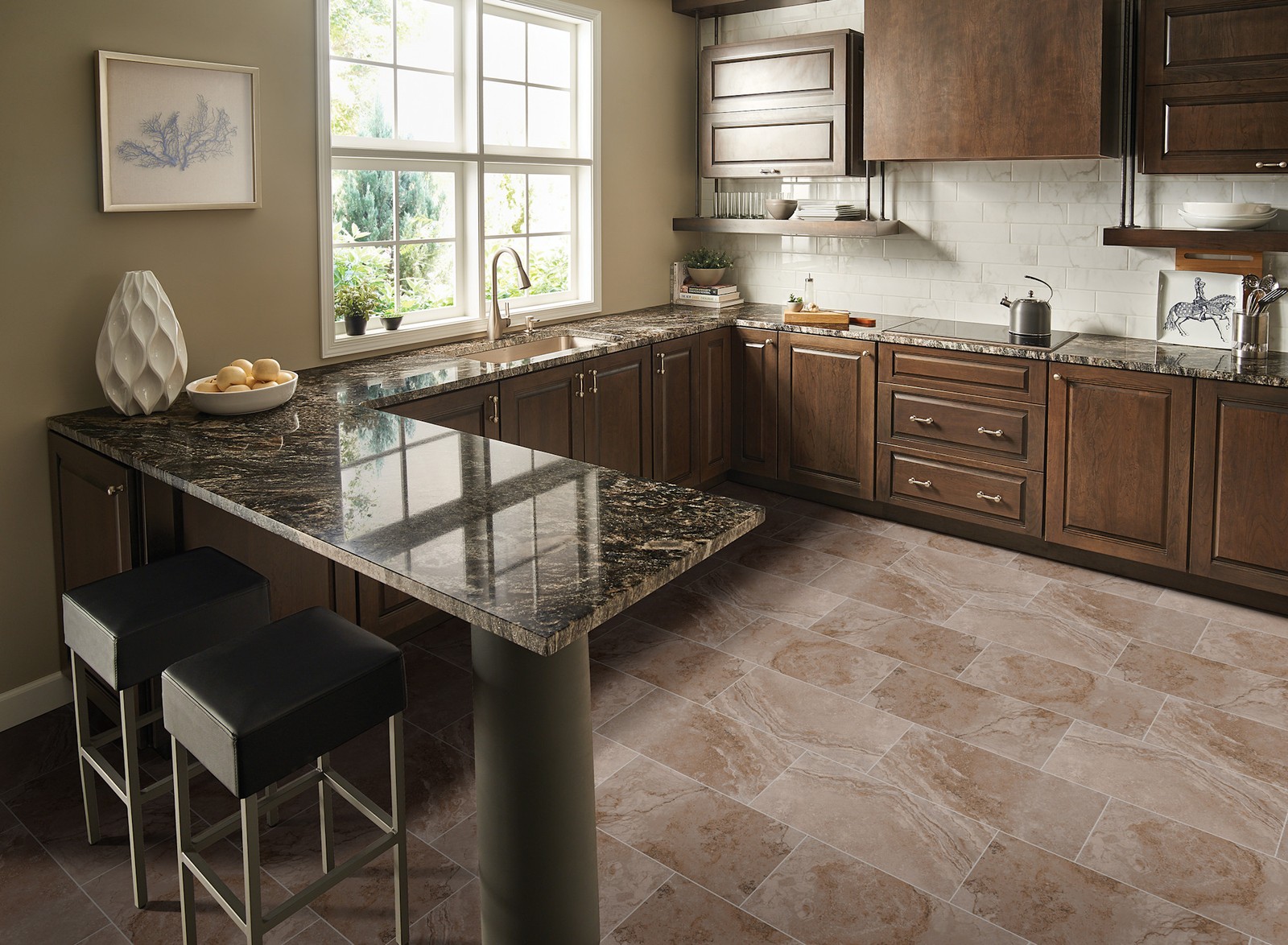 Ackland AKNPTROY12X24M-CA Royce – 12″ x 24″ Ceramic Solid Floor – Verdin