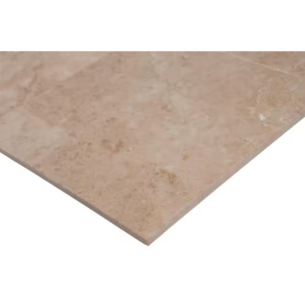 Crema Cappuccino 12 In. X 12 In. Polished Marble Floor and Wall Tile (10 Sq. Ft.