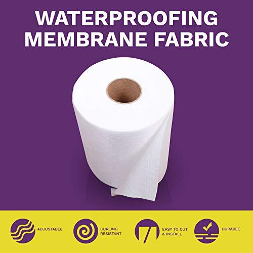 Fiberglass Waterproofing Anti-Fracture Membrane Fabric Sheet, 6 Inches x 75
