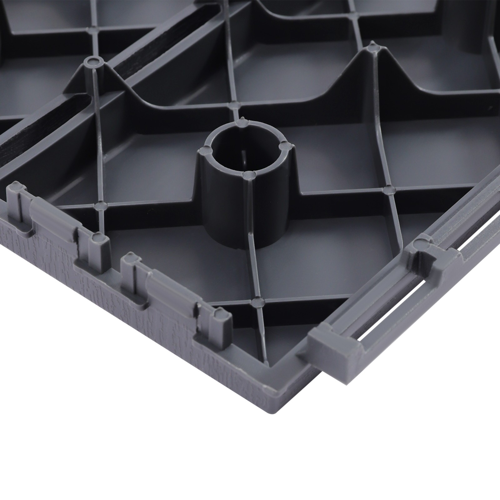12″x12″ Interlocking Deck Tiles, 30 Pack Outdoor Patio Floor Tiles Dark Gray