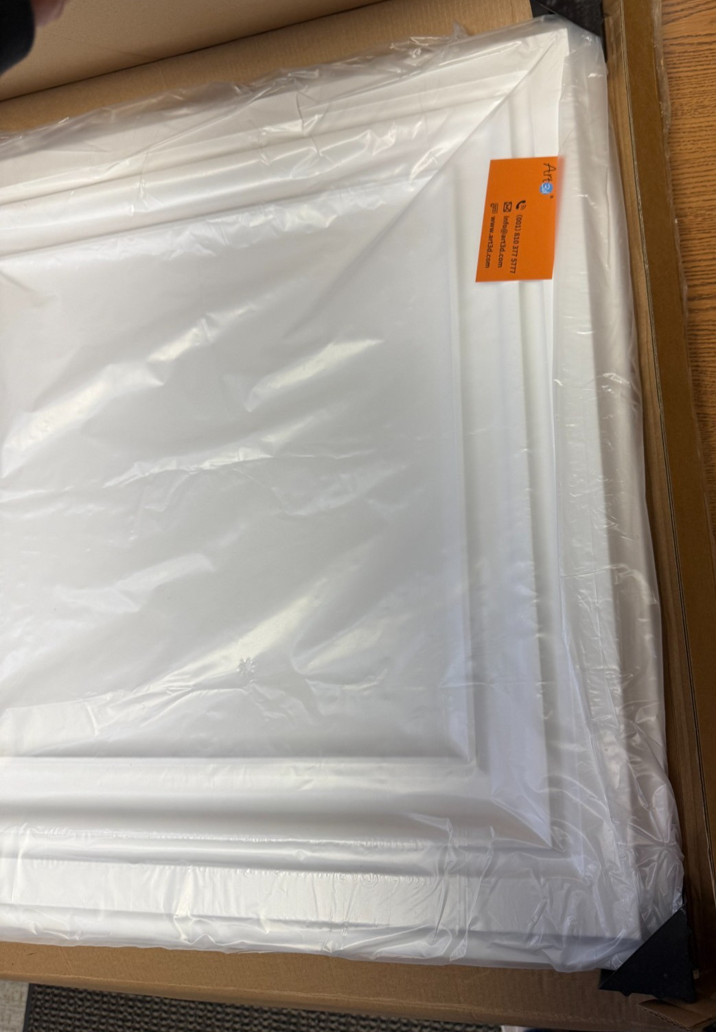 PVC Ceiling Tiles, 2’x2′ Plastic Sheet in White 12-Pack Glue Down