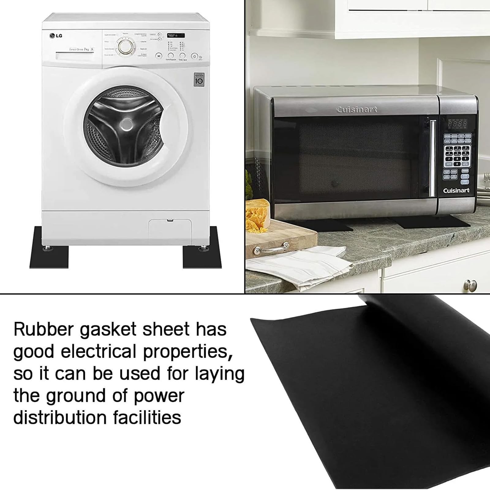 Silicone Rubber Sheet, Heat Resistant, Heavy Duty, Hardness 55A,12 x 12 Inch,…