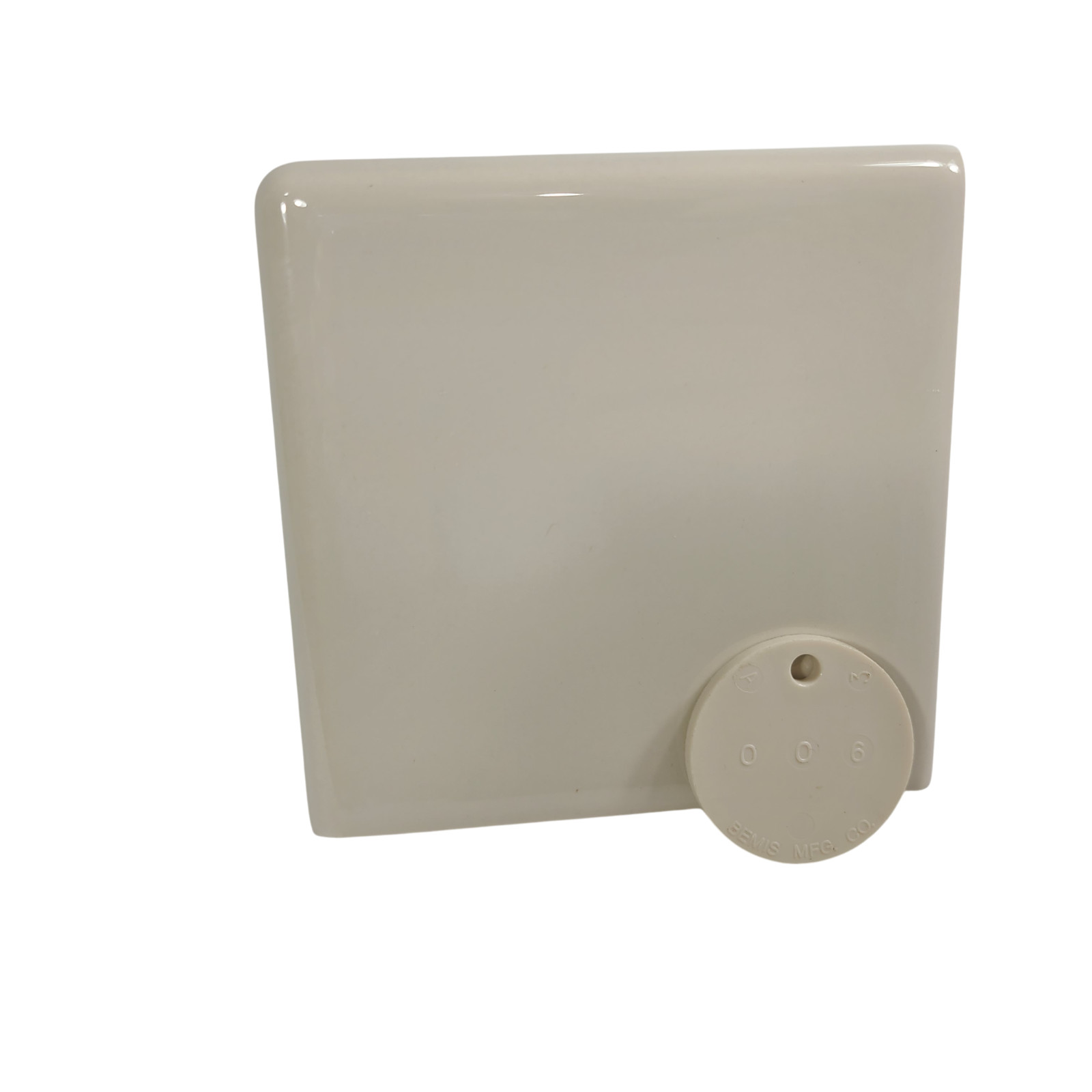 Beige Almond Bone 4.25 in Ceramic Tile Bullnose Shower Corner Subway Curved Edge