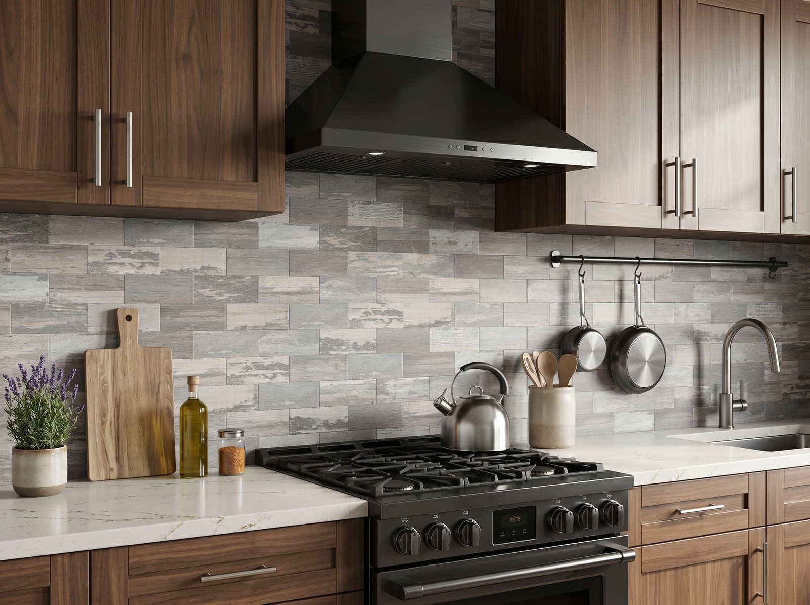 10-Pack Peel and Stick Tile Backsplash 11.3″X11.5″ PVC Wall Tiles, Stick on B…