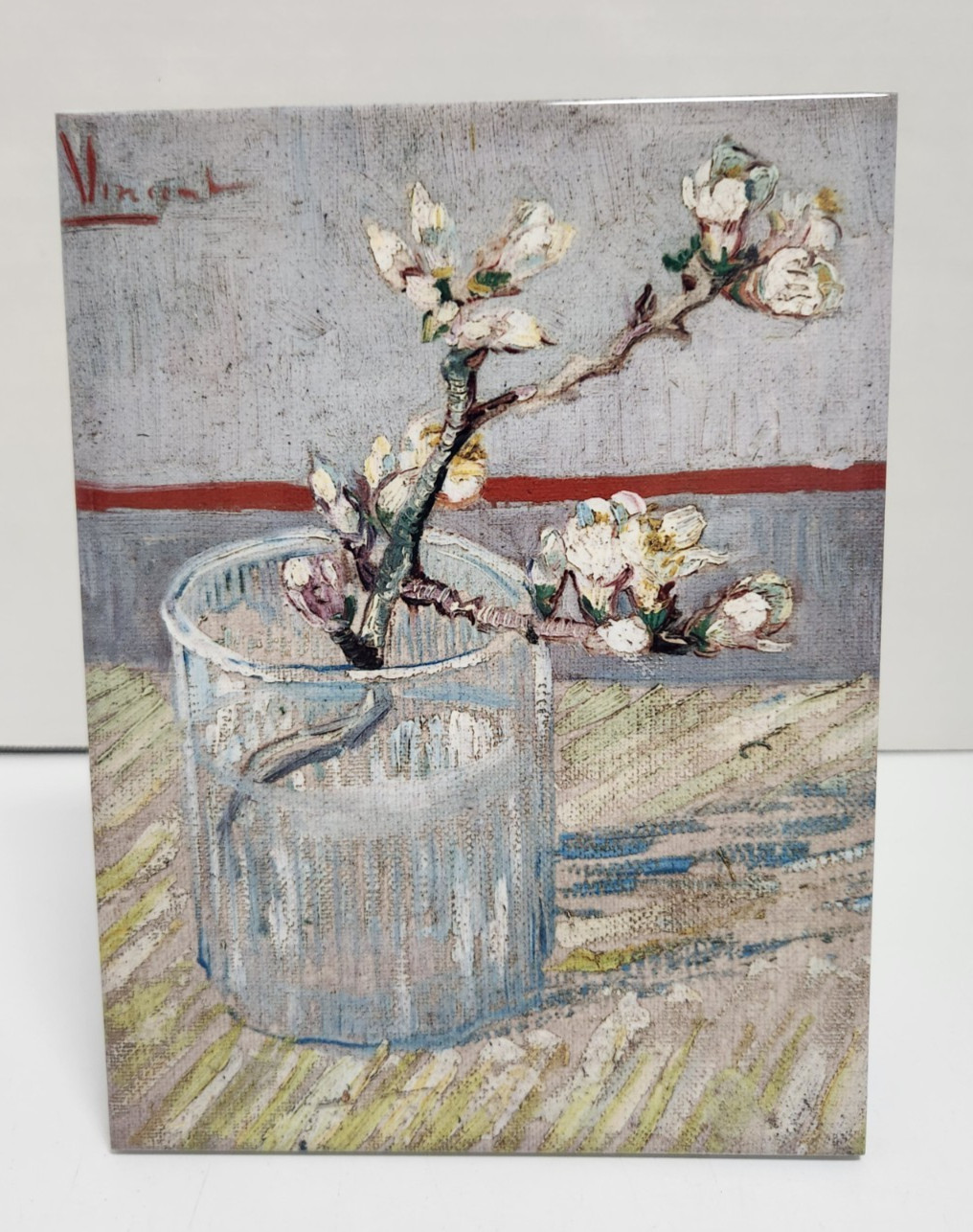 Van Gogh Sprig of Flowering Almond Table Easel Back or Wall Hanging Ceramic Tile
