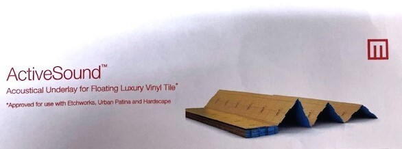 ActiveSound Accoustical Underlayment for floating Luxury Vinyl Tile, 100 S/F