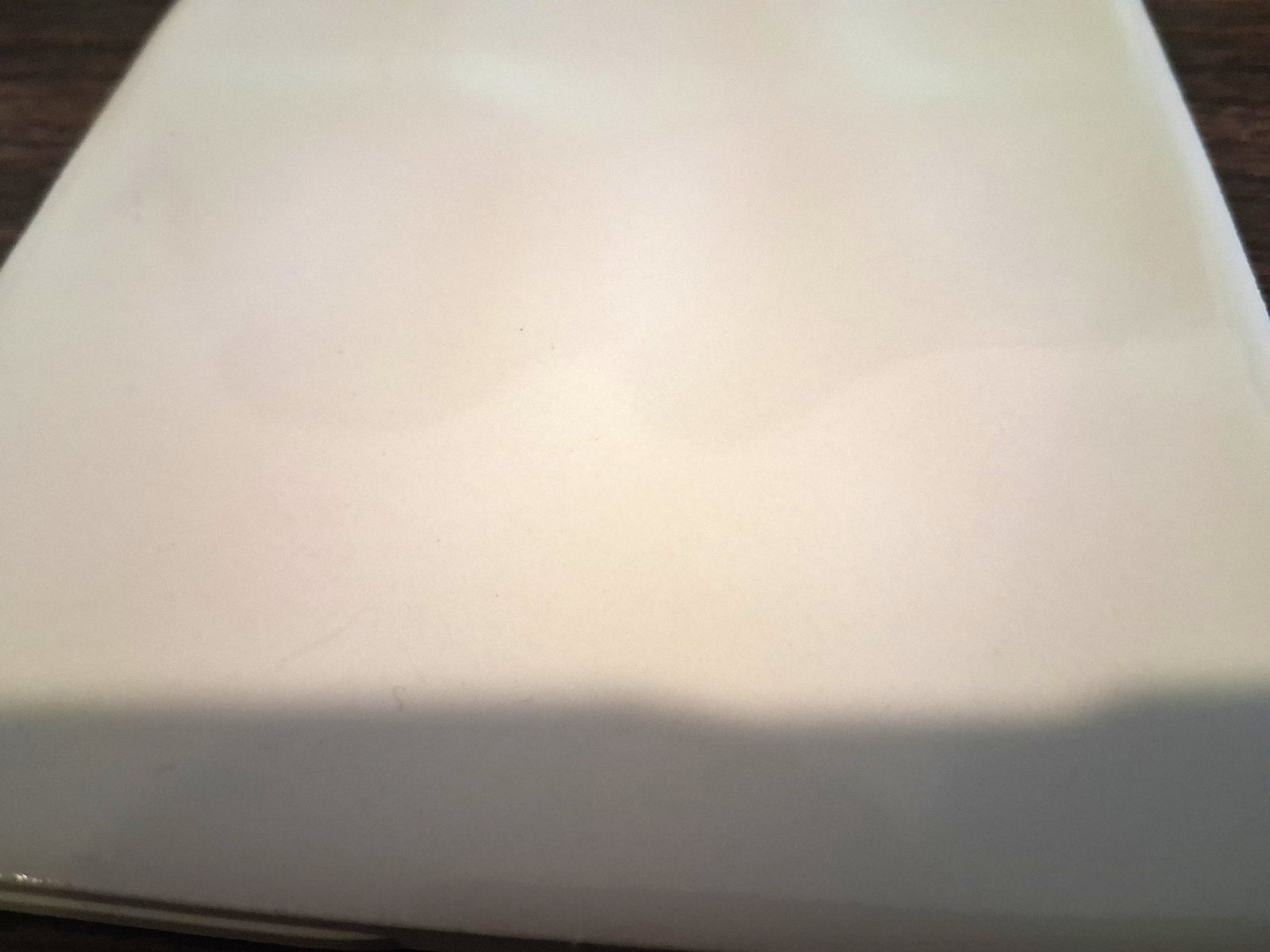 (1 EACH) CERAMIC FLOOR GLOSSY TILE TEXTURE CREAM COLOR 4.5″ x 4.5″ USA MADE