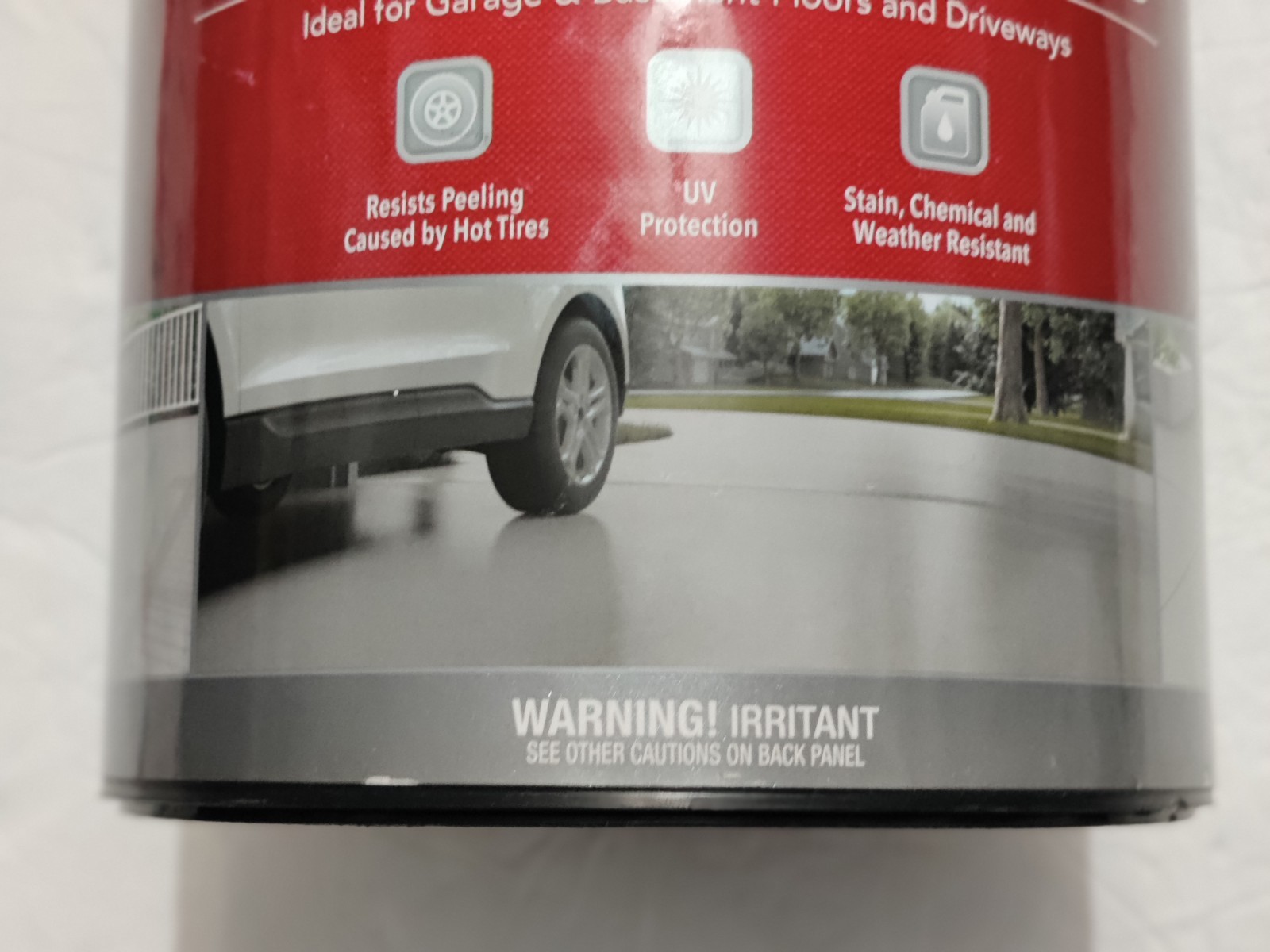 BEHR Epoxy Floor Coating 1 gal Silver Gray Self-Priming Low Gloss UV Resist