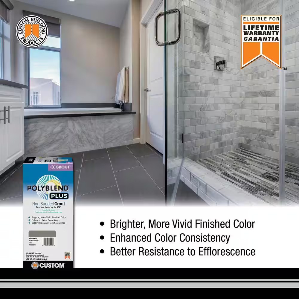 Polyblend plus #183 Chateau 10 Lb. Unsanded Grout