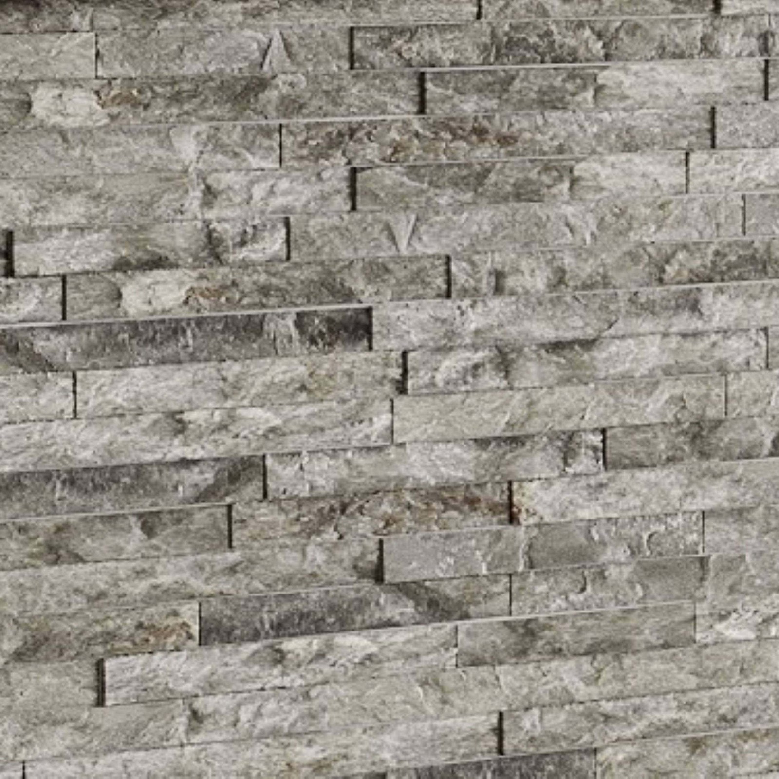 Cruz Bay Studio MKT2765 Slender Strip – 3″ x 12″ Brick Wall Tile – Ashen Grey